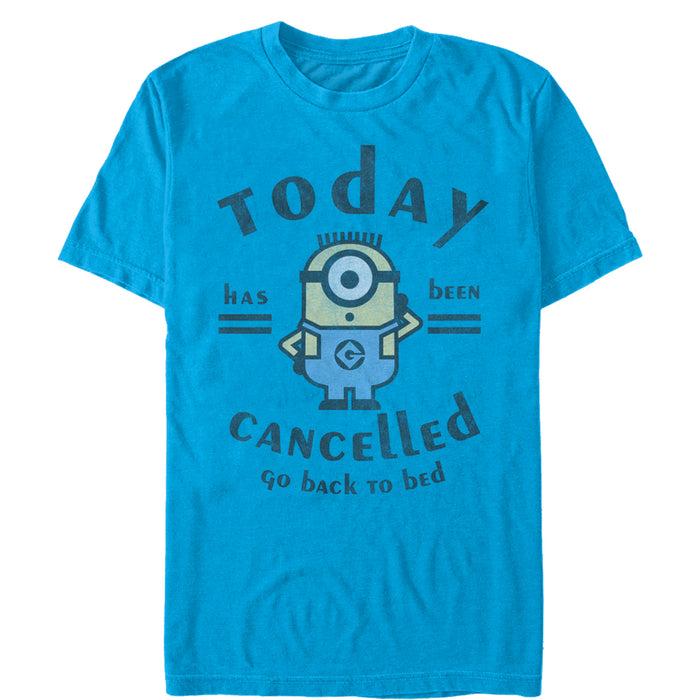 fifth sun Men's Despicable Me Minion Today Cancelled T-Shirt