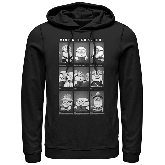 fifth sun Men's Despicable Me Minion Yearbook Pull Over Hoodie