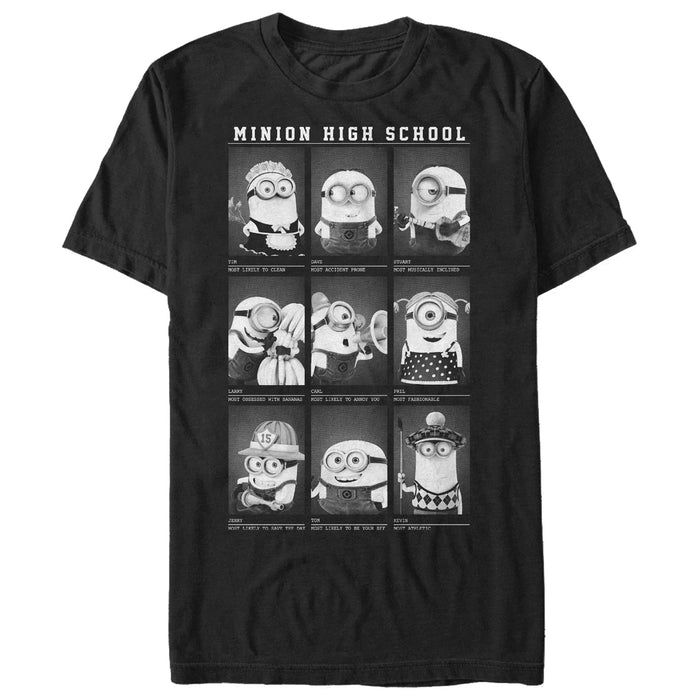 fifth sun Men's Despicable Me Minion Yearbook T-Shirt