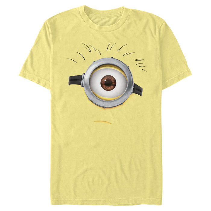 fifth sun Men's Despicable Me Minions Carl Frowny Big Face T-Shirt