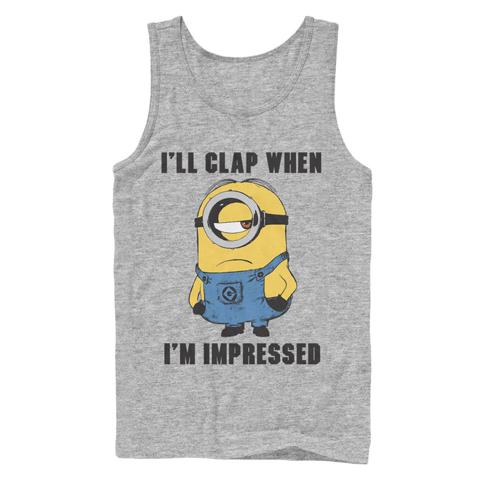 fifth sun Men's Despicable Me Minions Clap When Impressed Tank Top