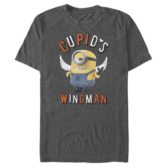 fifth sun Men's Despicable Me Minions Cupid's Wingman Valentine's T-Shirt