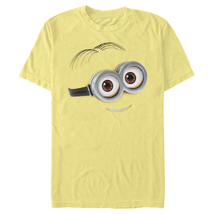 fifth sun Men's Despicable Me Minions Dave Sweet Smile Big Face T-Shirt