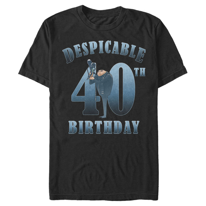 fifth sun Men's Despicable Me Minions Despicable 40th Birthday T-Shirt