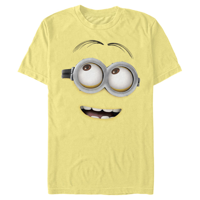 fifth sun Men's Despicable Me Minions Open Smile Dave Big Face T-Shirt