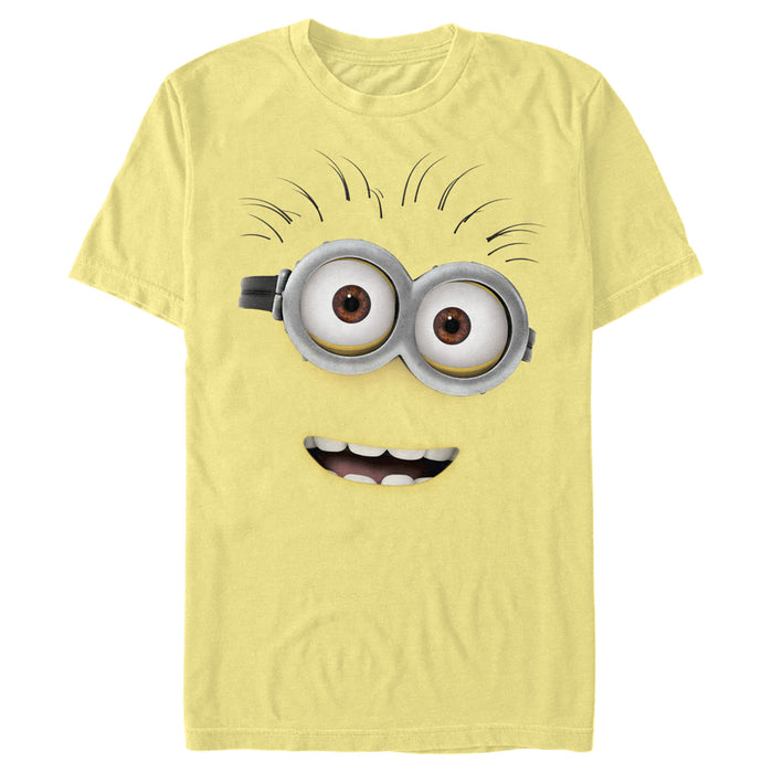 fifth sun Men's Despicable Me Minions Phil Big Face Open Mouth T-Shirt