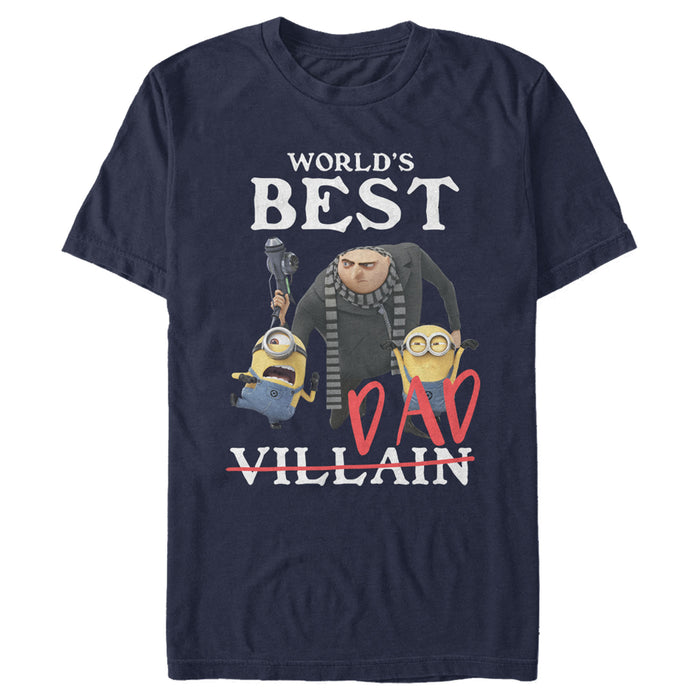 fifth sun Men's Despicable Me Minions Worlds Best Dad T-Shirt