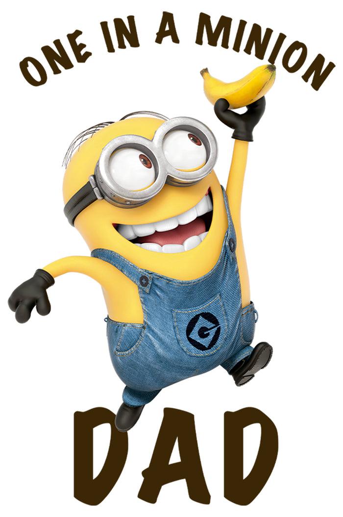 Fifth Sun Men's Despicable Me One In A Minion Dad Baseball Tee