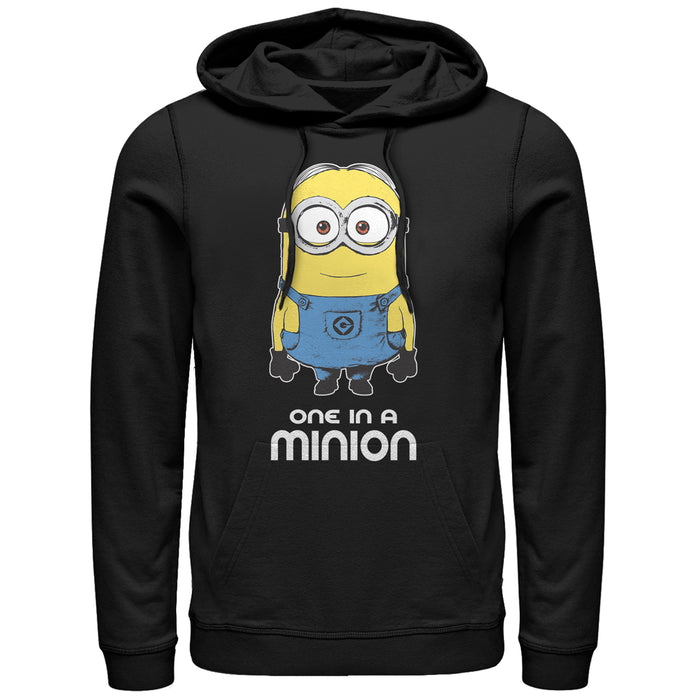 fifth sun Men's Despicable Me One in Minion Pull Over Hoodie