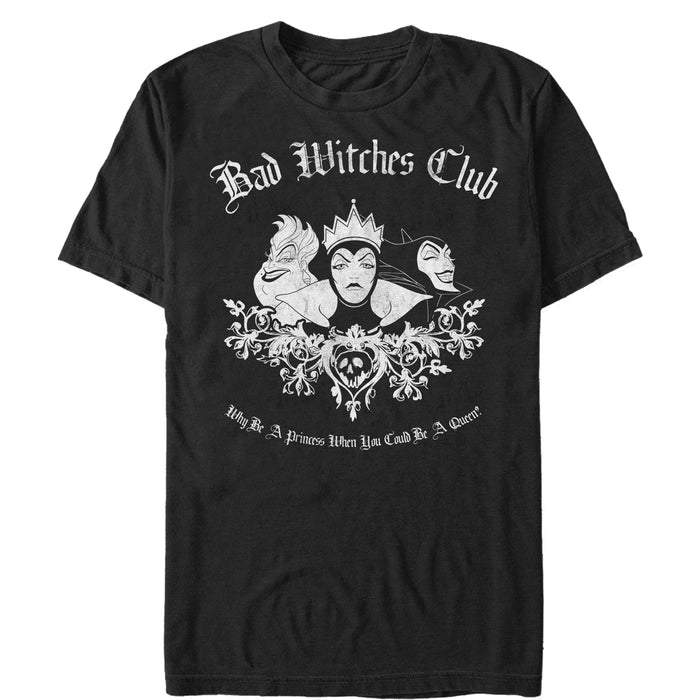 fifth sun Men's Disney Princesses Bad Witches Club T-Shirt