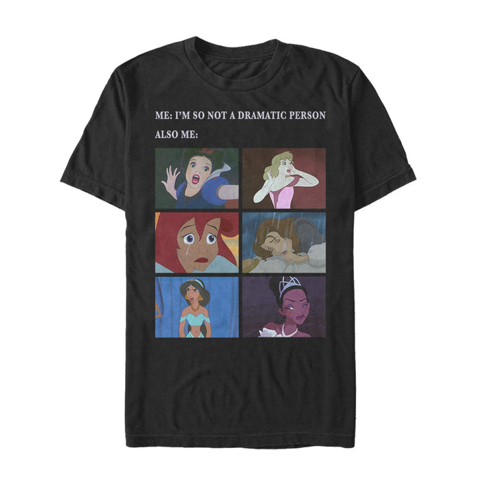 fifth sun Men's Disney Princesses Dramatic Person Squares T-Shirt