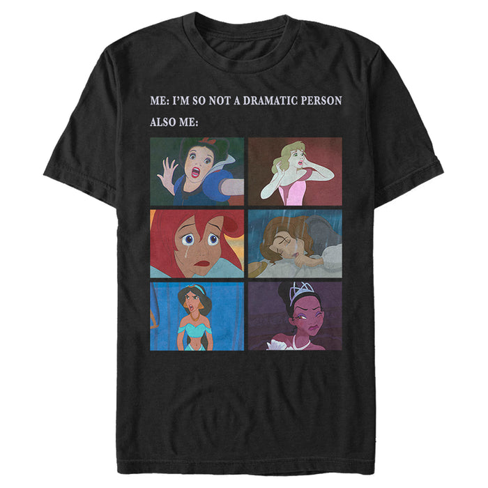 Fifth Sun Men's Disney Princesses Dramatic Person Squares T-Shirt