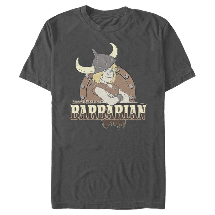 fifth sun Men's Dungeons & Dragons Bobby the Barbarian Cartoon T-Shirt