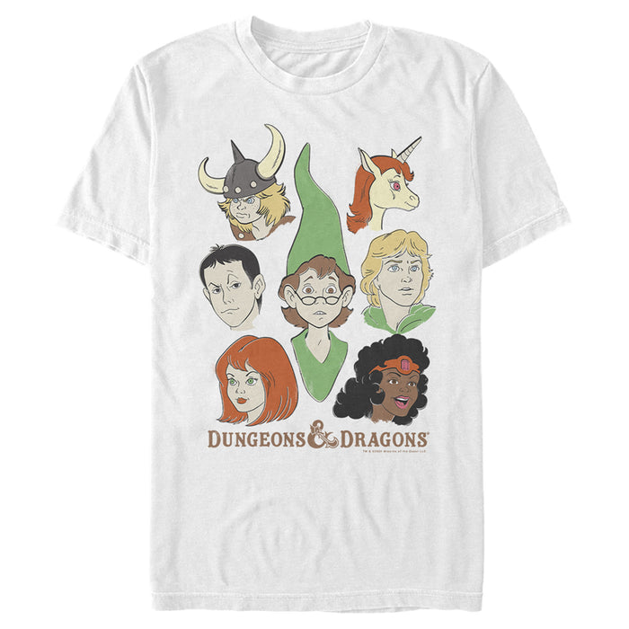 Fifth Sun Men's Dungeons & Dragons Cartoon Favorite Players T-Shirt