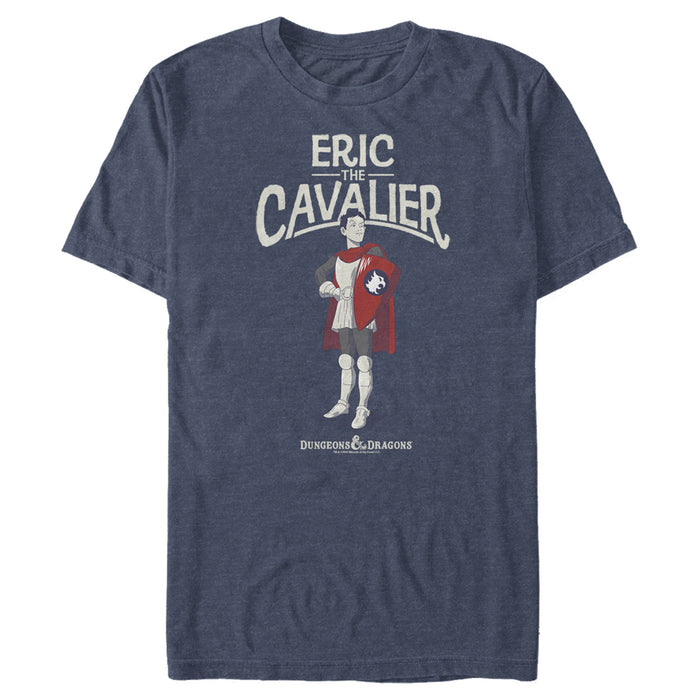 fifth sun Men's Dungeons & Dragons Eric the Cavalier Pose Cartoon T-Shirt