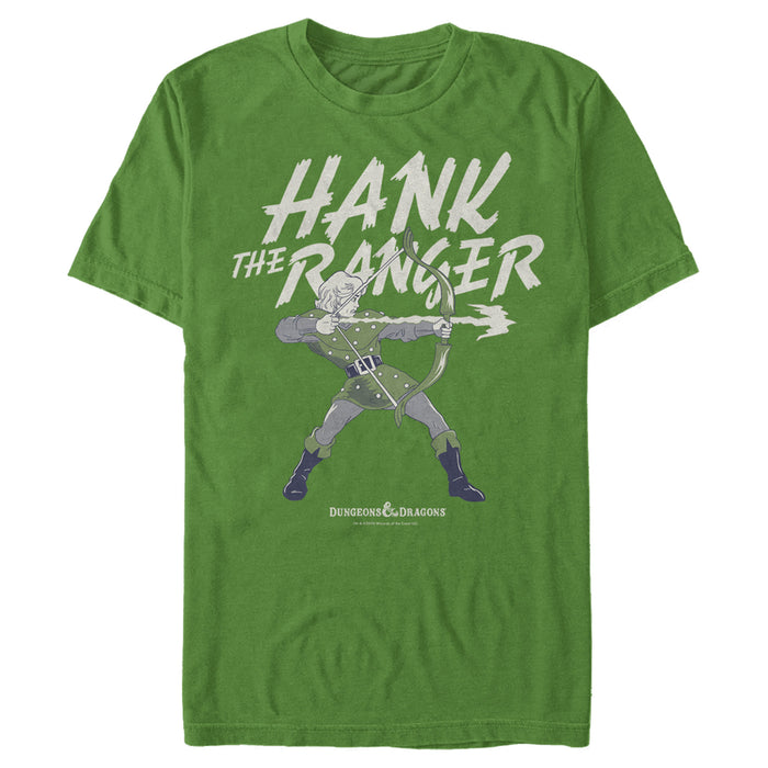 fifth sun Men's Dungeons & Dragons Hank the Ranger Arrow Cartoon T-Shirt