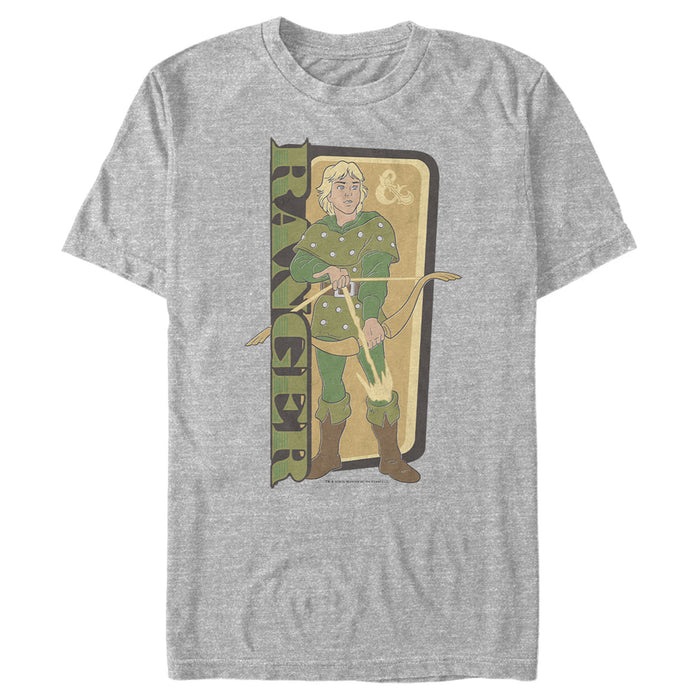 fifth sun Men's Dungeons & Dragons Hank the Ranger Cartoon T-Shirt