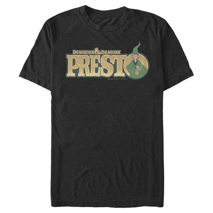 fifth sun Men's Dungeons & Dragons Presto the Magician Cartoon T-Shirt