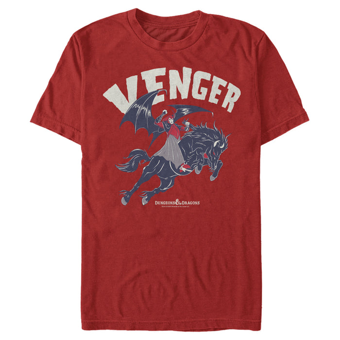 fifth sun Men's Dungeons & Dragons Venger In Flight Cartoon T-Shirt