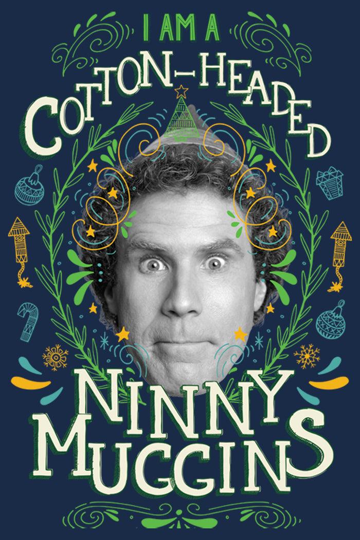 Fifth Sun Men's Elf Cotton-Headed Ninny Muggins Pattern T-Shirt