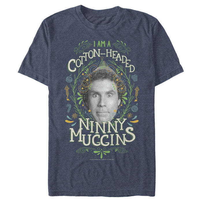 fifth sun Men's Elf Cotton-Headed Ninny Muggins Pattern T-Shirt