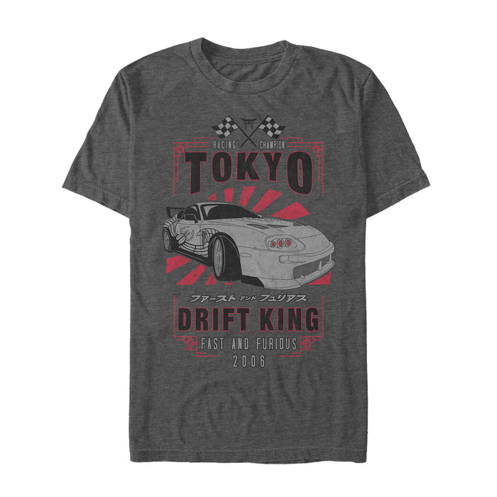 fifth sun Men's Fast & Furious Tokyo Drift King T-Shirt