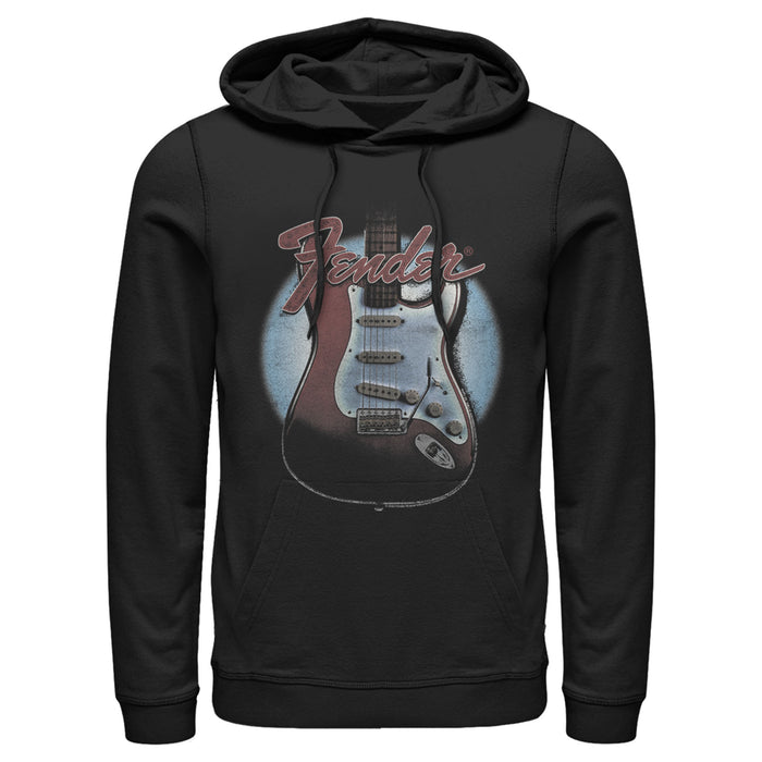 fifth sun Men's Fender Guitar Spotlight Logo Pull Over Hoodie