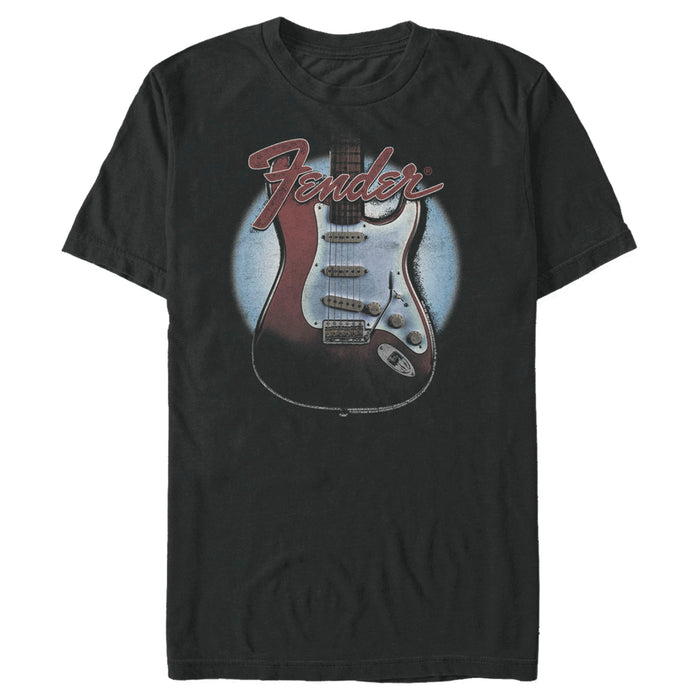 fifth sun Men's Fender Guitar Spotlight Logo T-Shirt