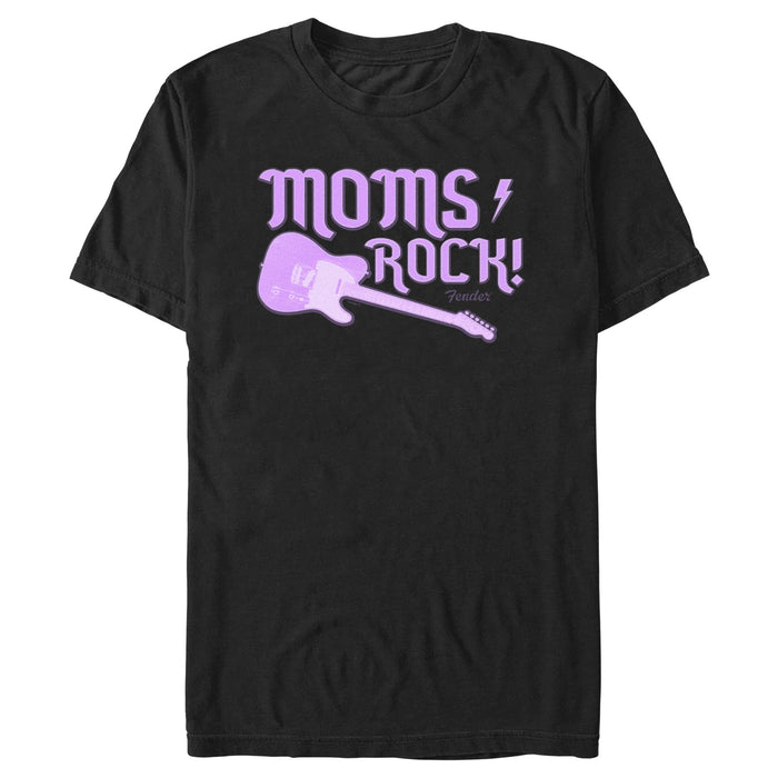 fifth sun Men's Fender Moms Rock Purple Guitar T-Shirt