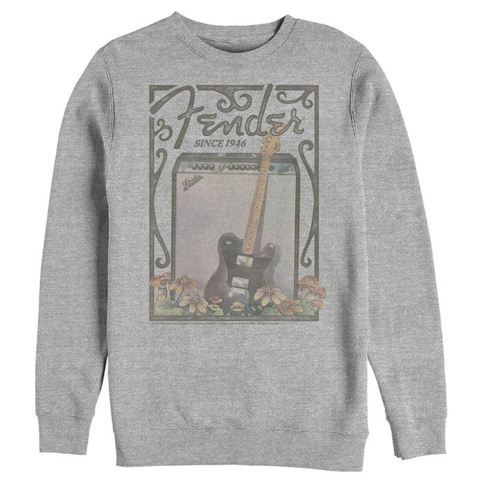 fifth sun Men's Fender Since 1946 Retro Poster Sweatshirt