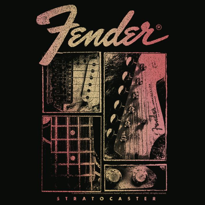 Fifth Sun Men's Fender Sunburst Stratocaster T-Shirt