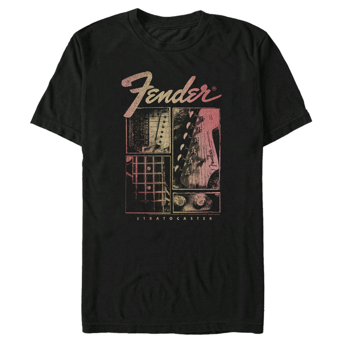 fifth sun Men's Fender Sunburst Stratocaster T-Shirt