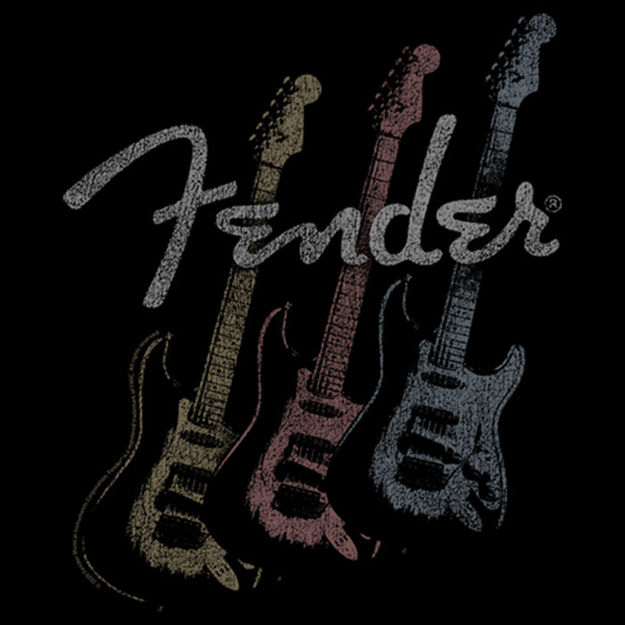 Fifth Sun Men's Fender Triple Fret Logo Pull Over Hoodie