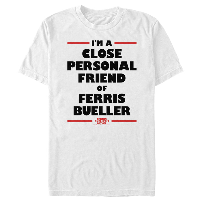 fifth sun Men's Ferris Bueller's Day Off Close Personal Friend T-Shirt