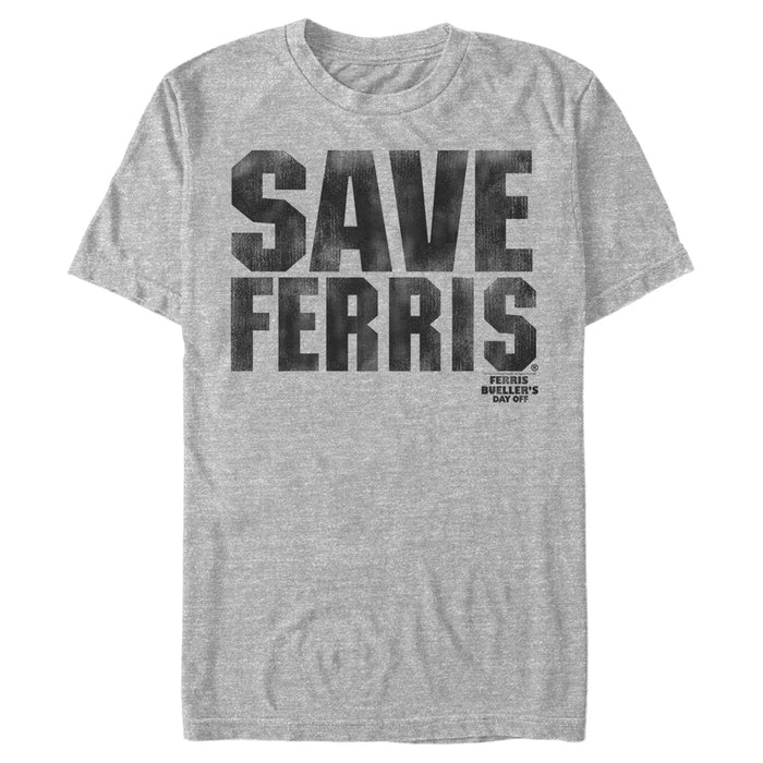fifth sun Men's Ferris Bueller's Day Off Retro Save T-Shirt