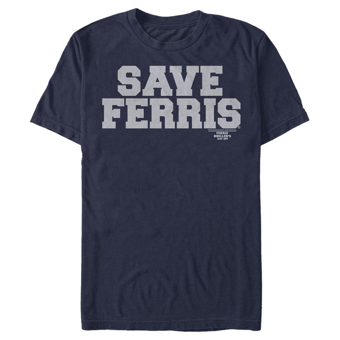 fifth sun Men's Ferris Bueller's Day Off Save Your Hero T-Shirt