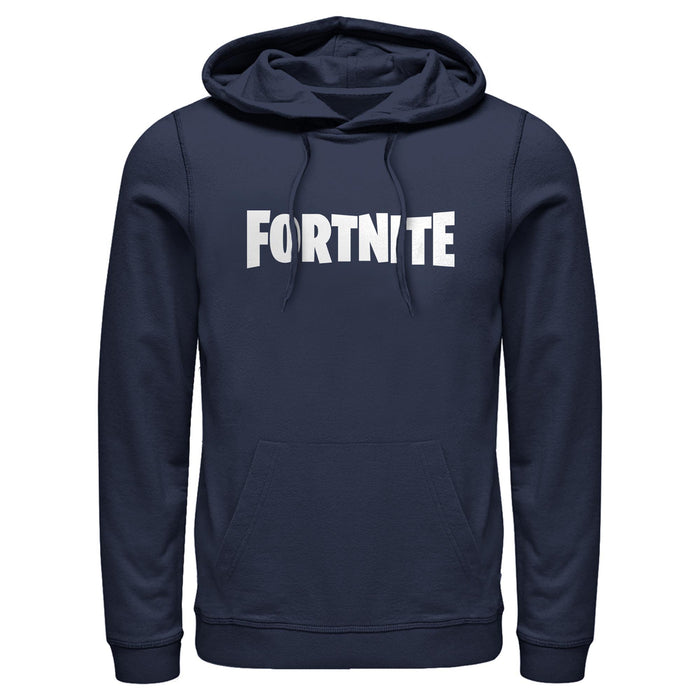 fifth sun Men's Fortnite Classic White Logo Pull Over Hoodie