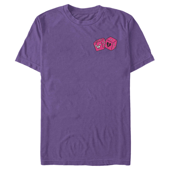 fifth sun Men's Fortnite Cuddle Team Leader Small Dice T-Shirt