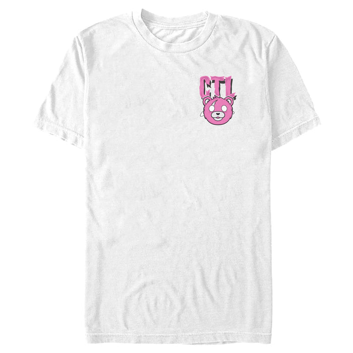 fifth sun Men's Fortnite Cuddle Team Leader Small Logo T-Shirt