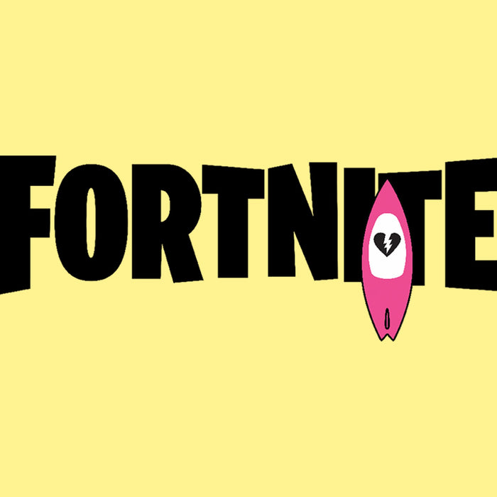 Fifth Sun Men's Fortnite Cuddle Team Leader Surf Logo T-Shirt
