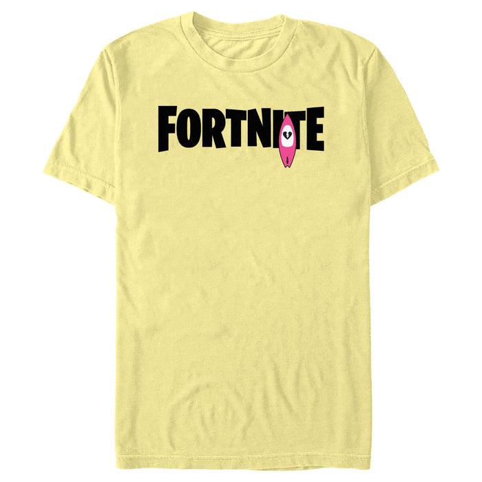 fifth sun Men's Fortnite Cuddle Team Leader Surf Logo T-Shirt
