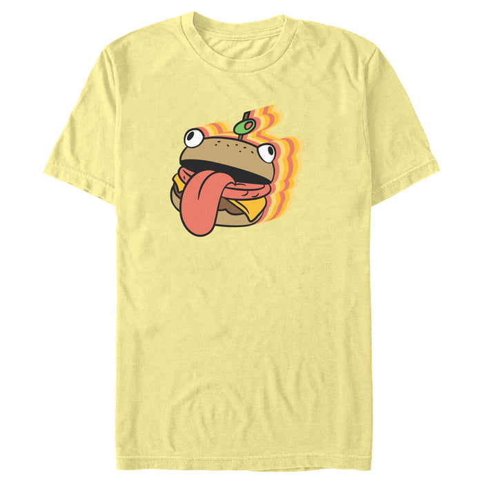 fifth sun Men's Fortnite Durr Burger Sticker T-Shirt