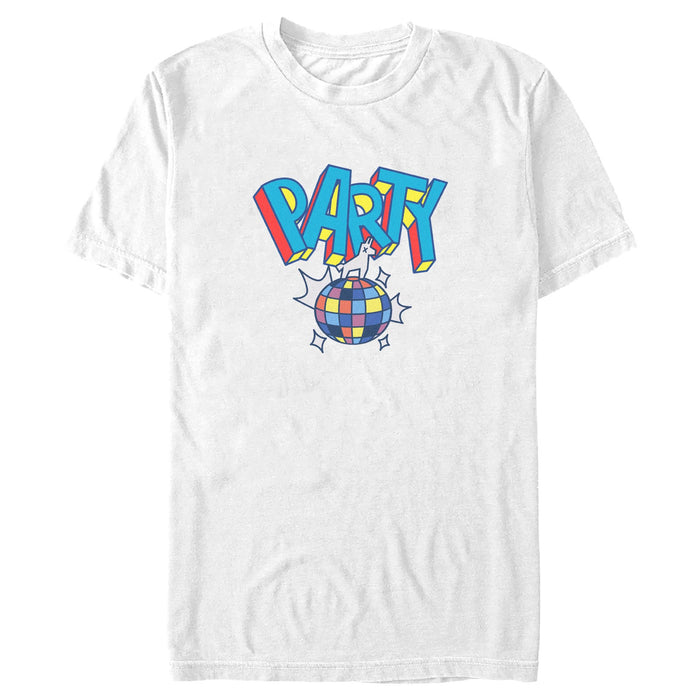 fifth sun Men's Fortnite Loot Drop Party Llama T-Shirt