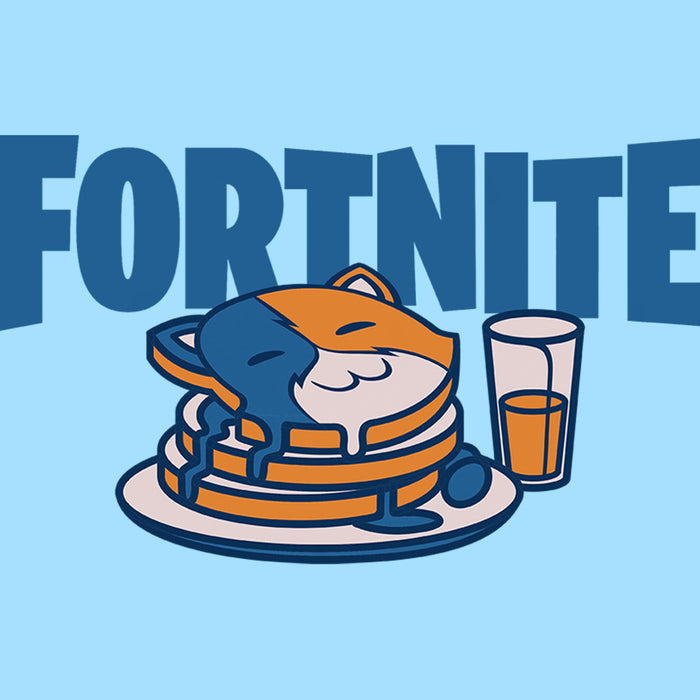 Fifth Sun Men's Fortnite Meowscles Pancakes T-Shirt