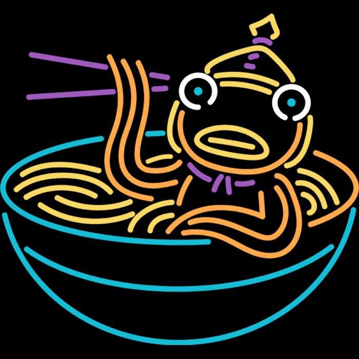 Fifth Sun Men's Fortnite Neon Fishstick Ramen T-Shirt