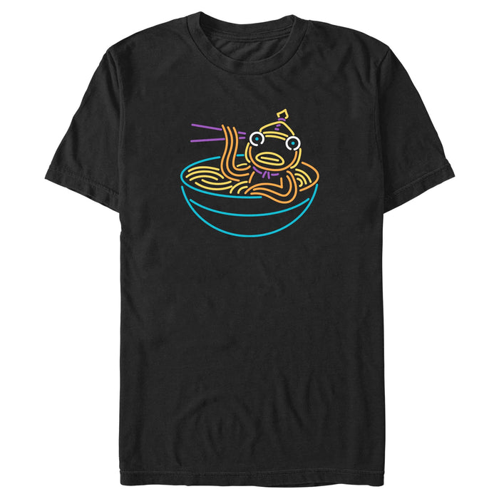 fifth sun Men's Fortnite Neon Fishstick Ramen T-Shirt