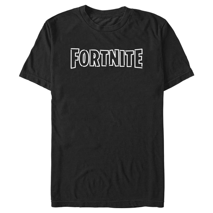 fifth sun Men's Fortnite Official Lined Logo T-Shirt