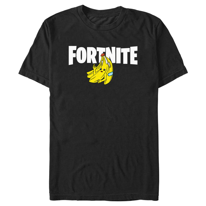 fifth sun Men's Fortnite Peely Classic Logo T-Shirt