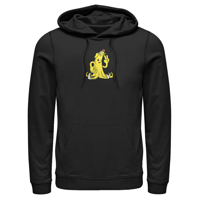 Fifth Sun Men's Fortnite Peely Peace Sign Pull Over Hoodie