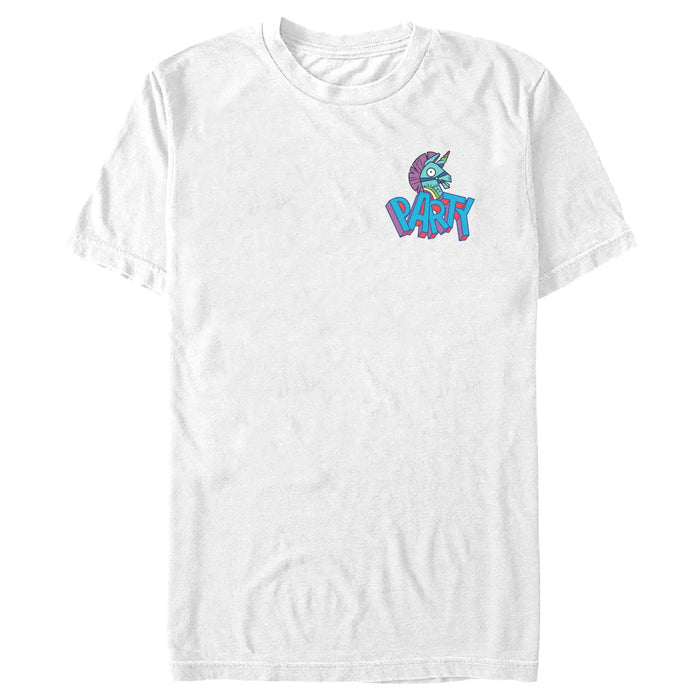fifth sun Men's Fortnite Rainbow Smash Party T-Shirt